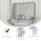 Flash Furniture Jada 40 x 30 Decorative Wall Mirror - Rounded Corners, Matte Black HMHD-22M198YBN-BK-GG - alternate 6